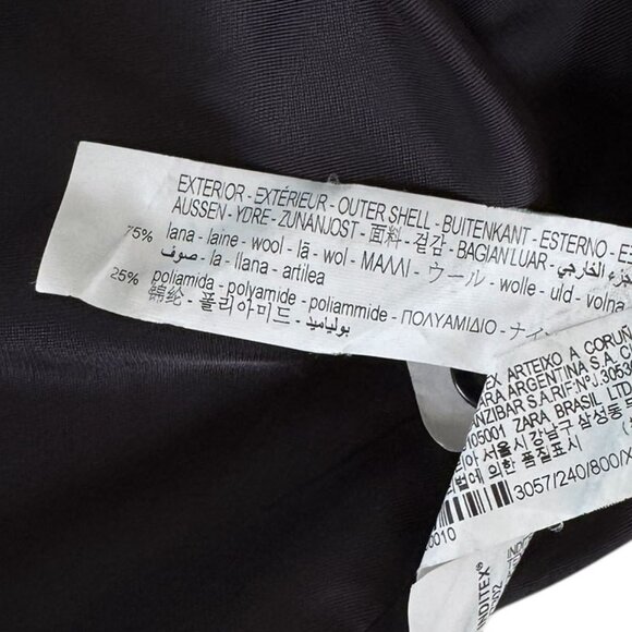 ZARA MANTECO WOOL STRAIGHT COAT - Picture 7 of 9